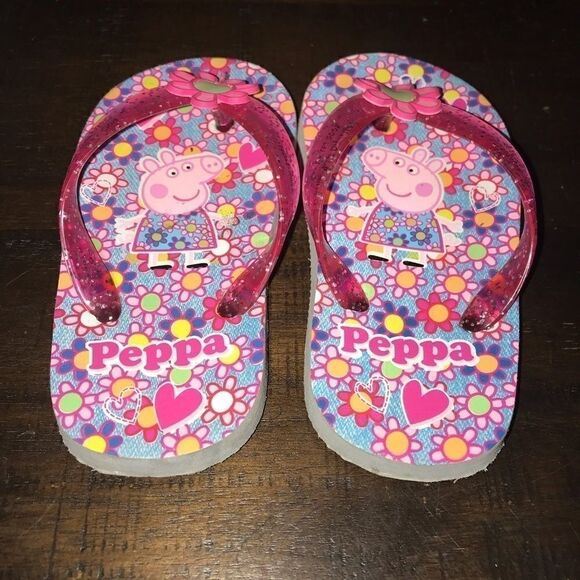 PEPPA Pig Flip Flops 5/6 - Picture 2 of 4